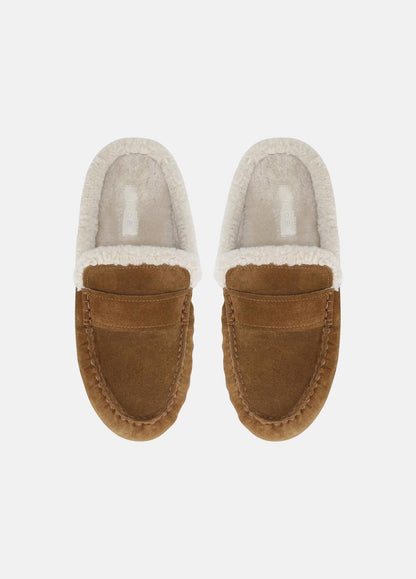 VINCE Berkley Shearling Driving Mule in Loafers & Flats