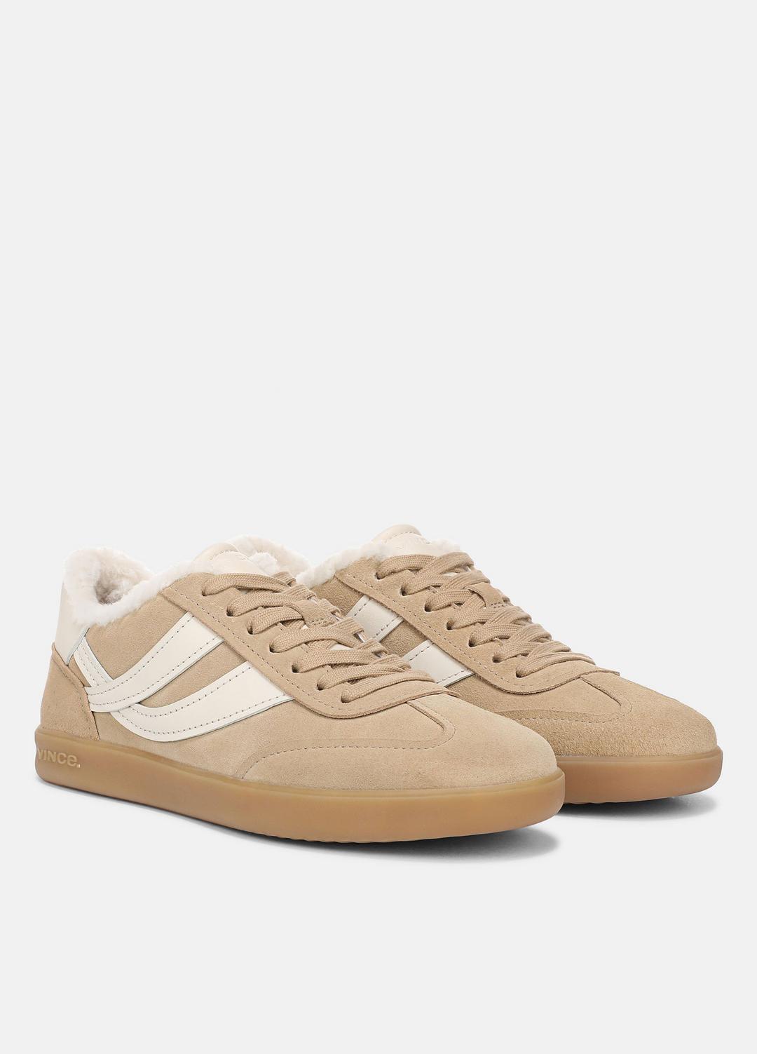 VINCE Oasis Suede & Shearling Sneaker in Sneakers