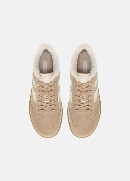 VINCE Oasis Suede & Shearling Sneaker in Sneakers