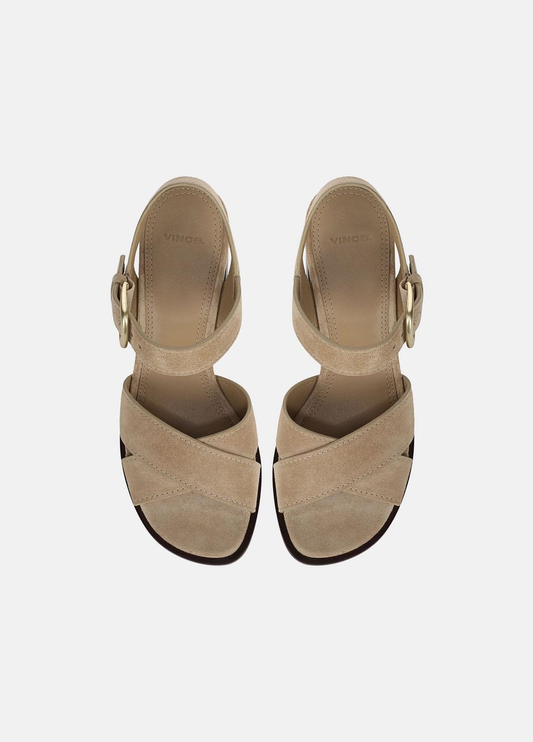 VINCE Salma Suede Heeled Sandal in Heels