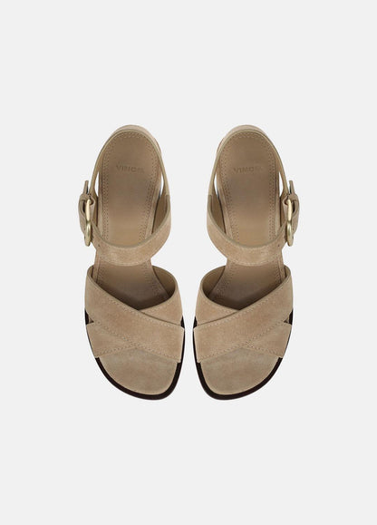 VINCE Salma Suede Heeled Sandal in Heels