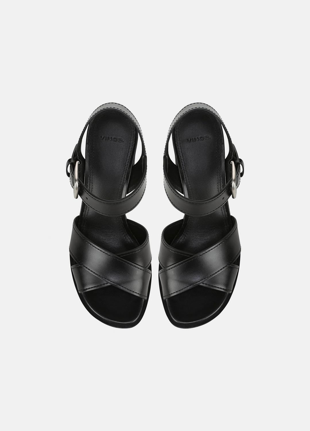 VINCE Salma Leather Heeled Sandal in Heels