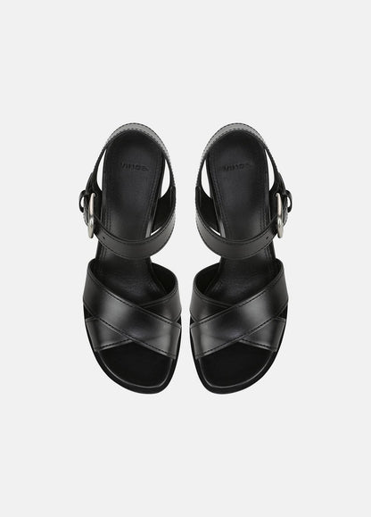 VINCE Salma Leather Heeled Sandal in Heels