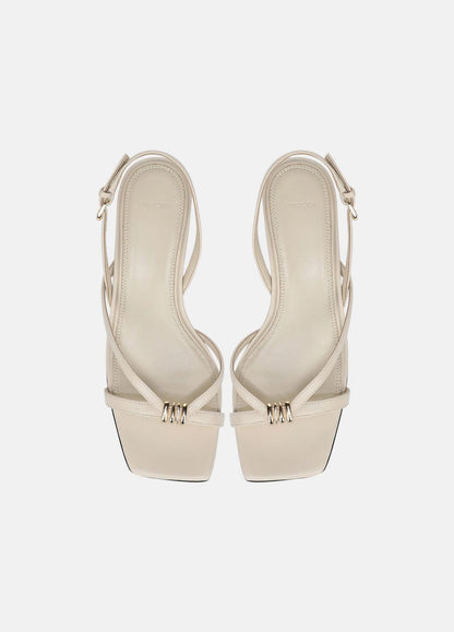VINCE Tali Leather Slingback Sandal in Heels