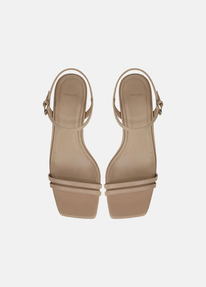 VINCE Tilda Leather Heeled Sandal in Heels
