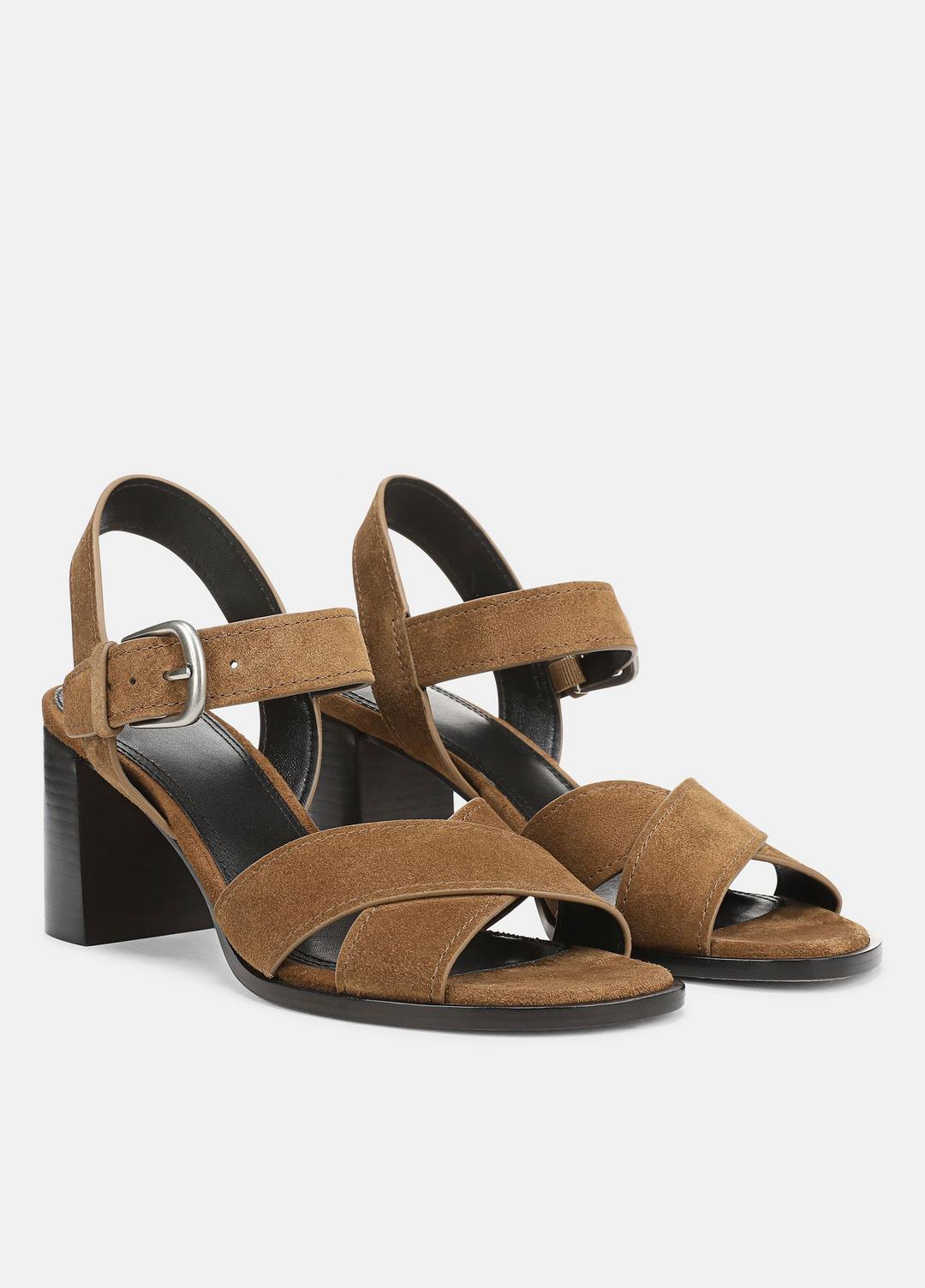 VINCE Salma Suede Heeled Sandal in Heels