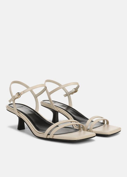 VINCE Tilda Leather Heeled Sandal in Heels
