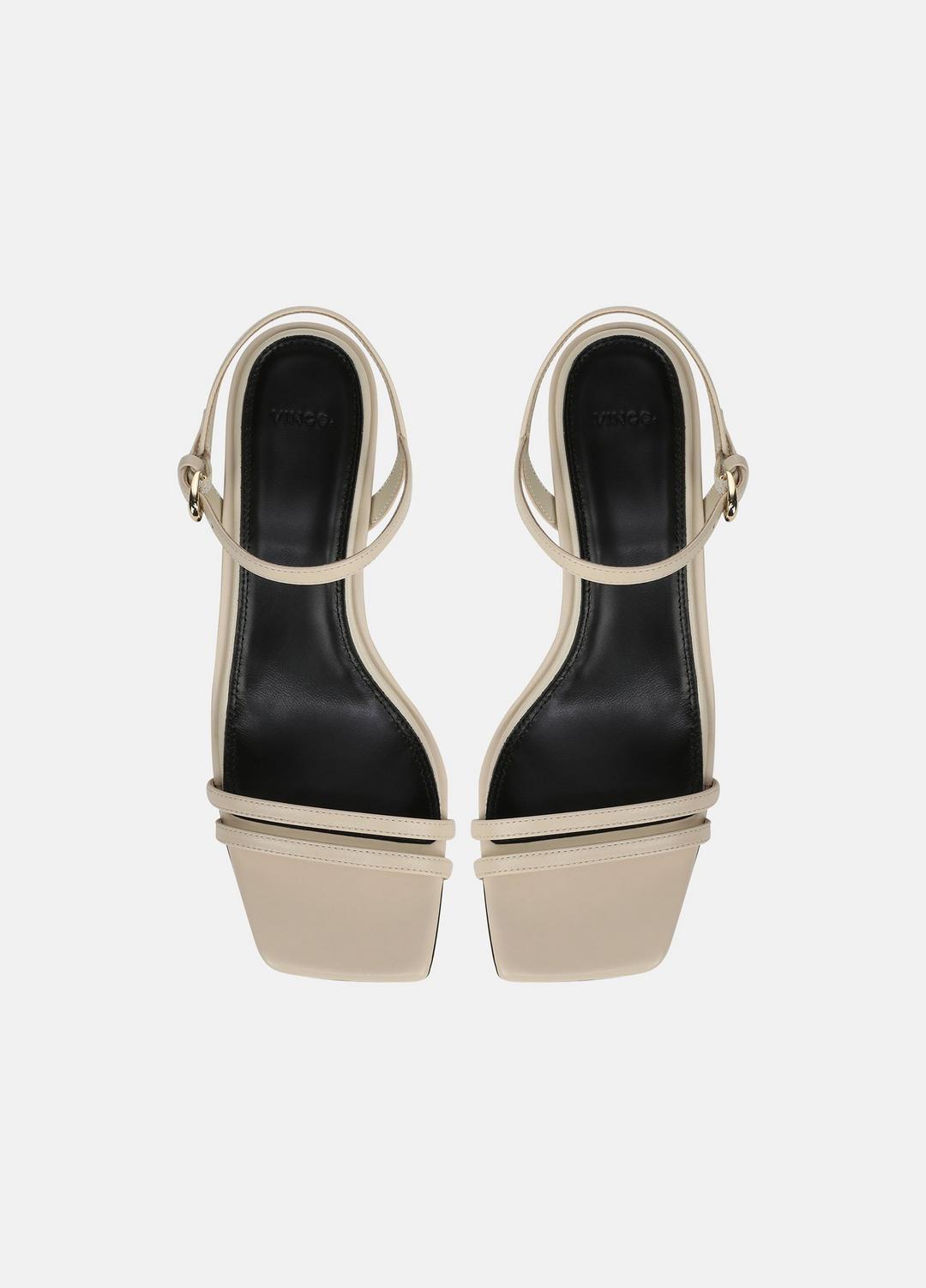 VINCE Tilda Leather Heeled Sandal in Heels