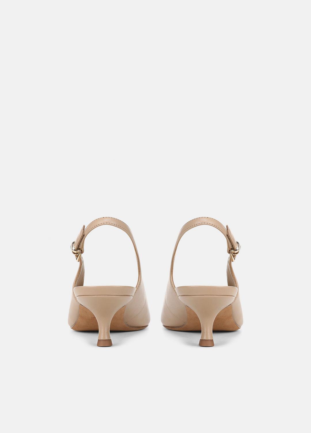 VINCE Sabra Leather Slingback Heel in Heels