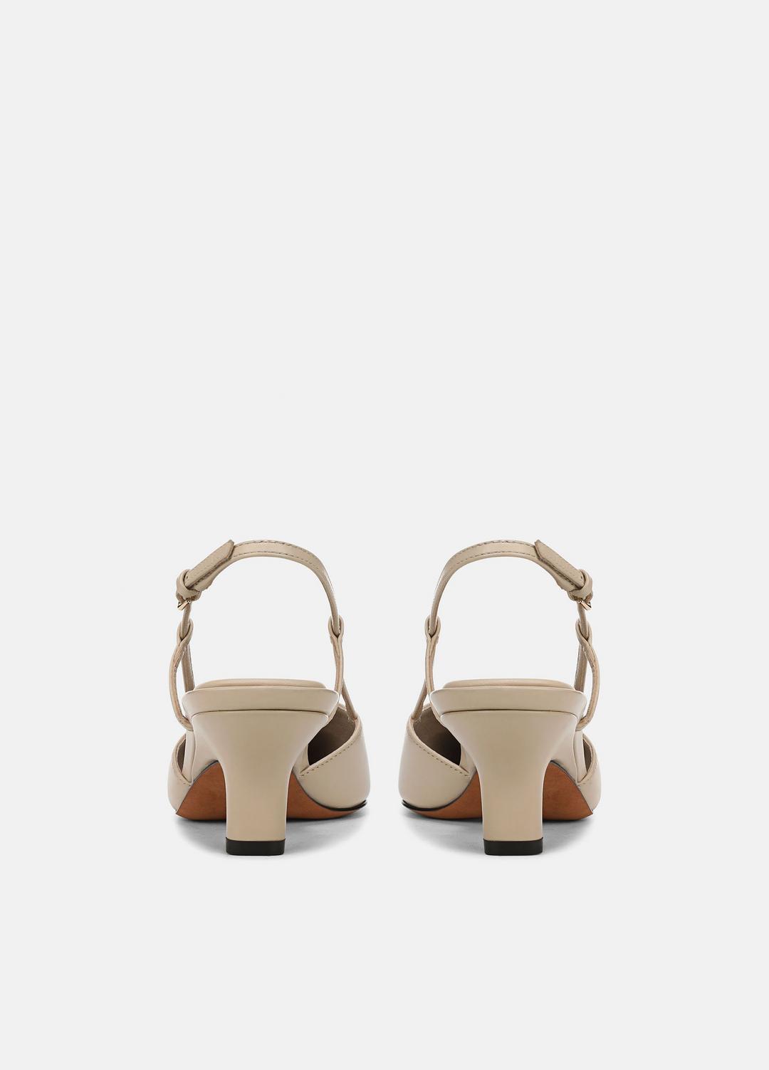 VINCE Levvy Leather Slingback Heel in Heels
