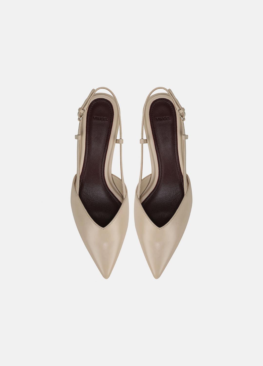 VINCE Levvy Leather Slingback Heel in Heels