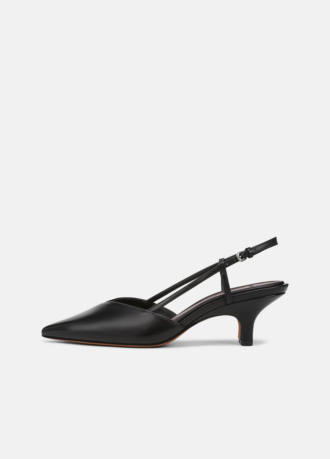 VINCE Levvy Leather Slingback Heel in Heels