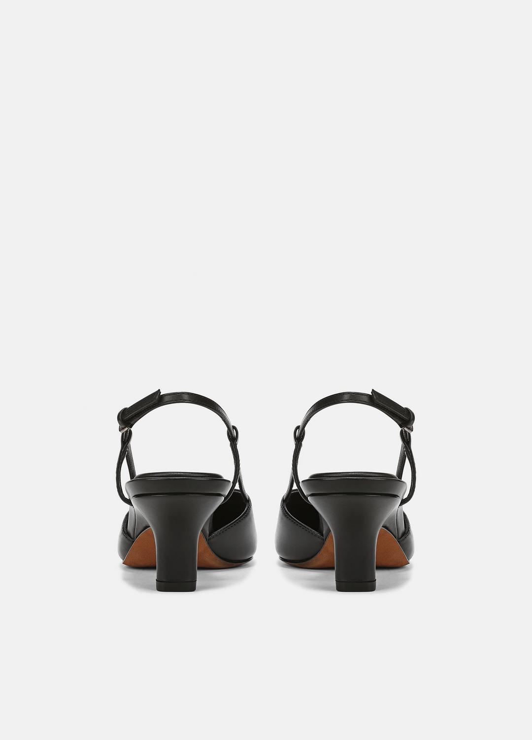 VINCE Levvy Leather Slingback Heel in Heels