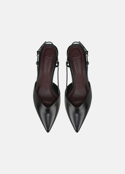 VINCE Levvy Leather Slingback Heel in Heels