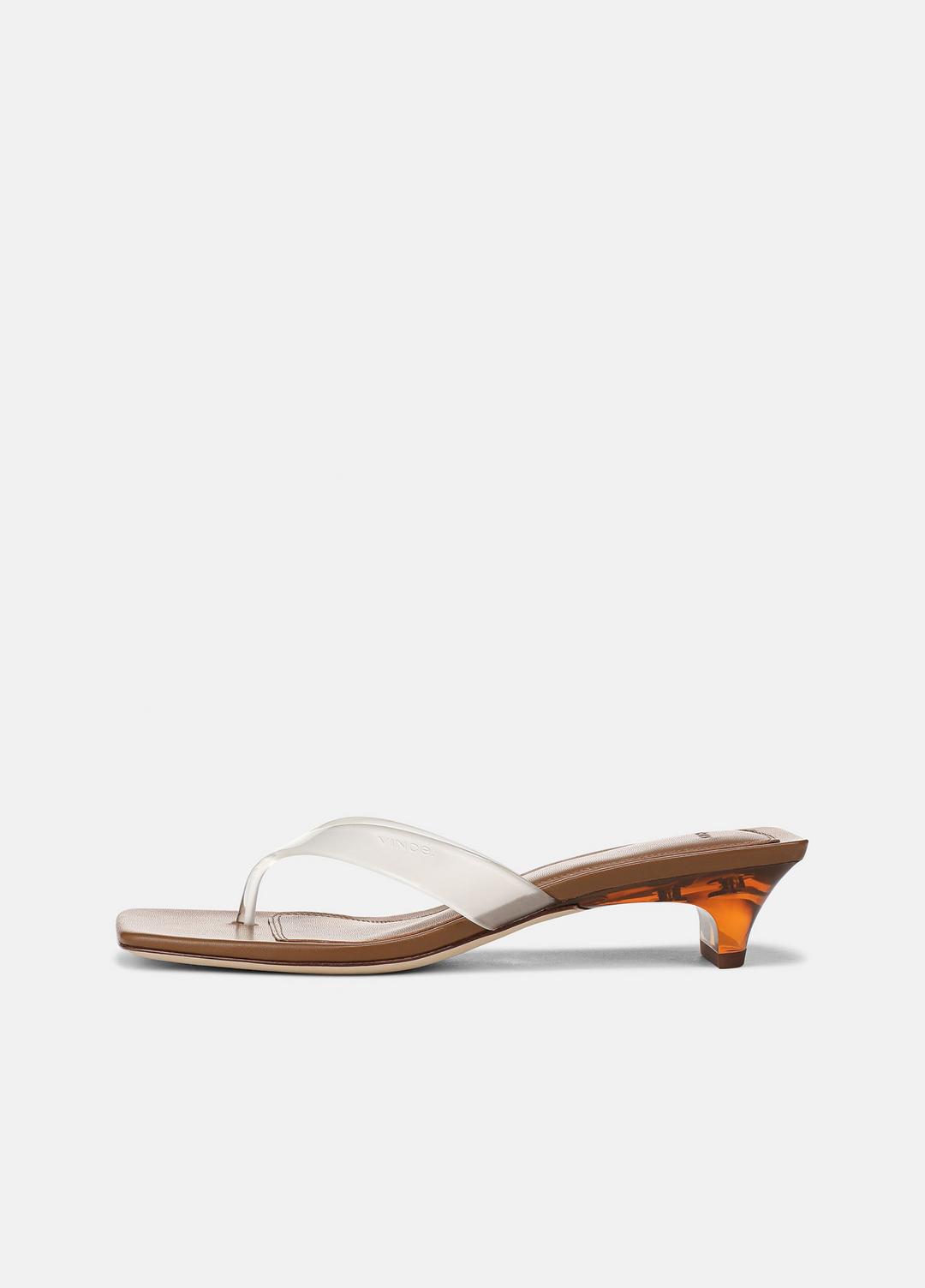 VINCE San Juan Jelly Heeled Thong Sandal in Sandals