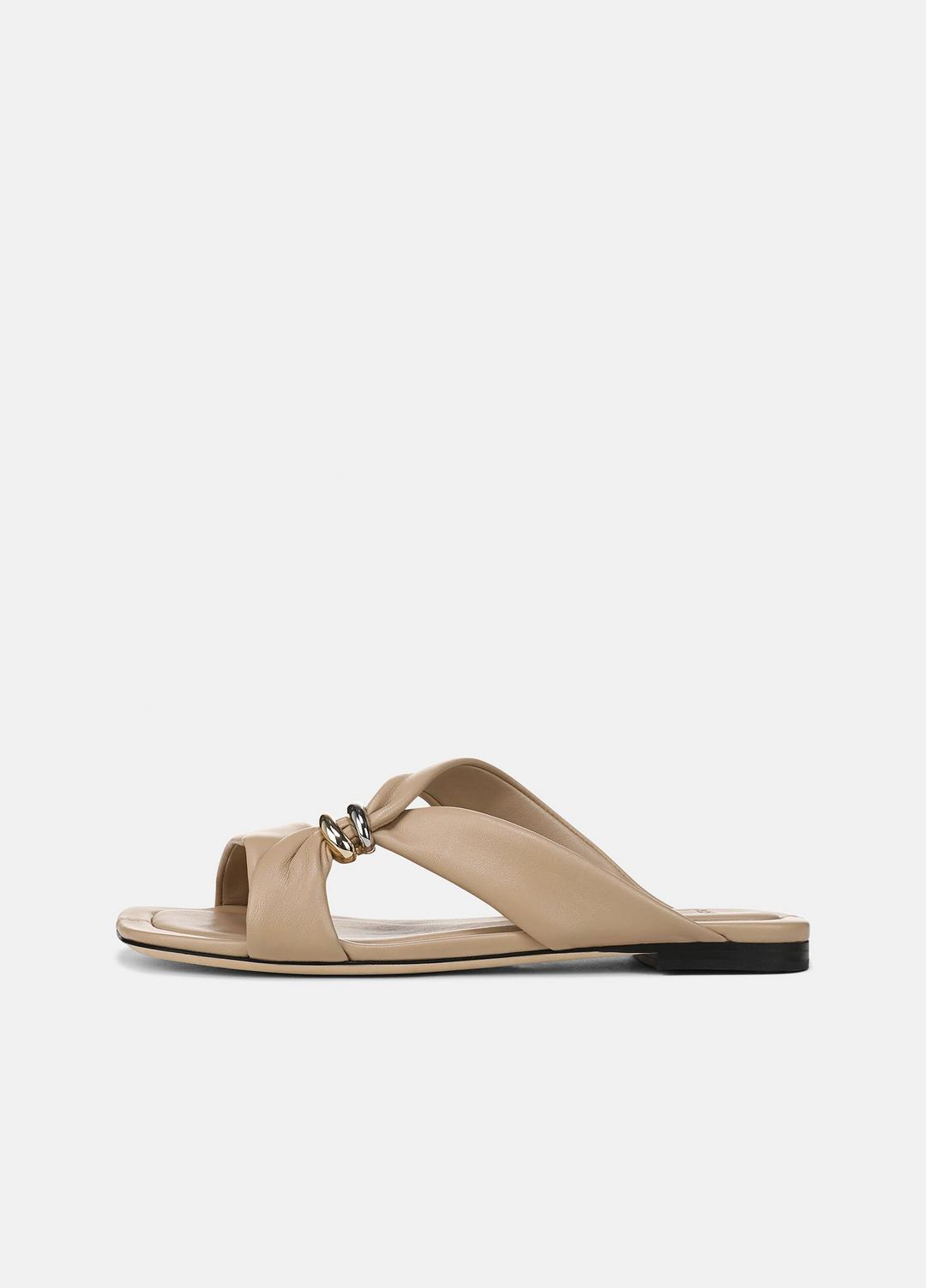 VINCE Vilma Leather Slide Sandal in Sandals