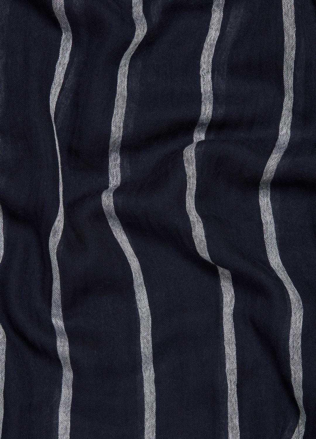 VINCE Cotton Gauze Awning Stripe Scarf in Scarves & Hats