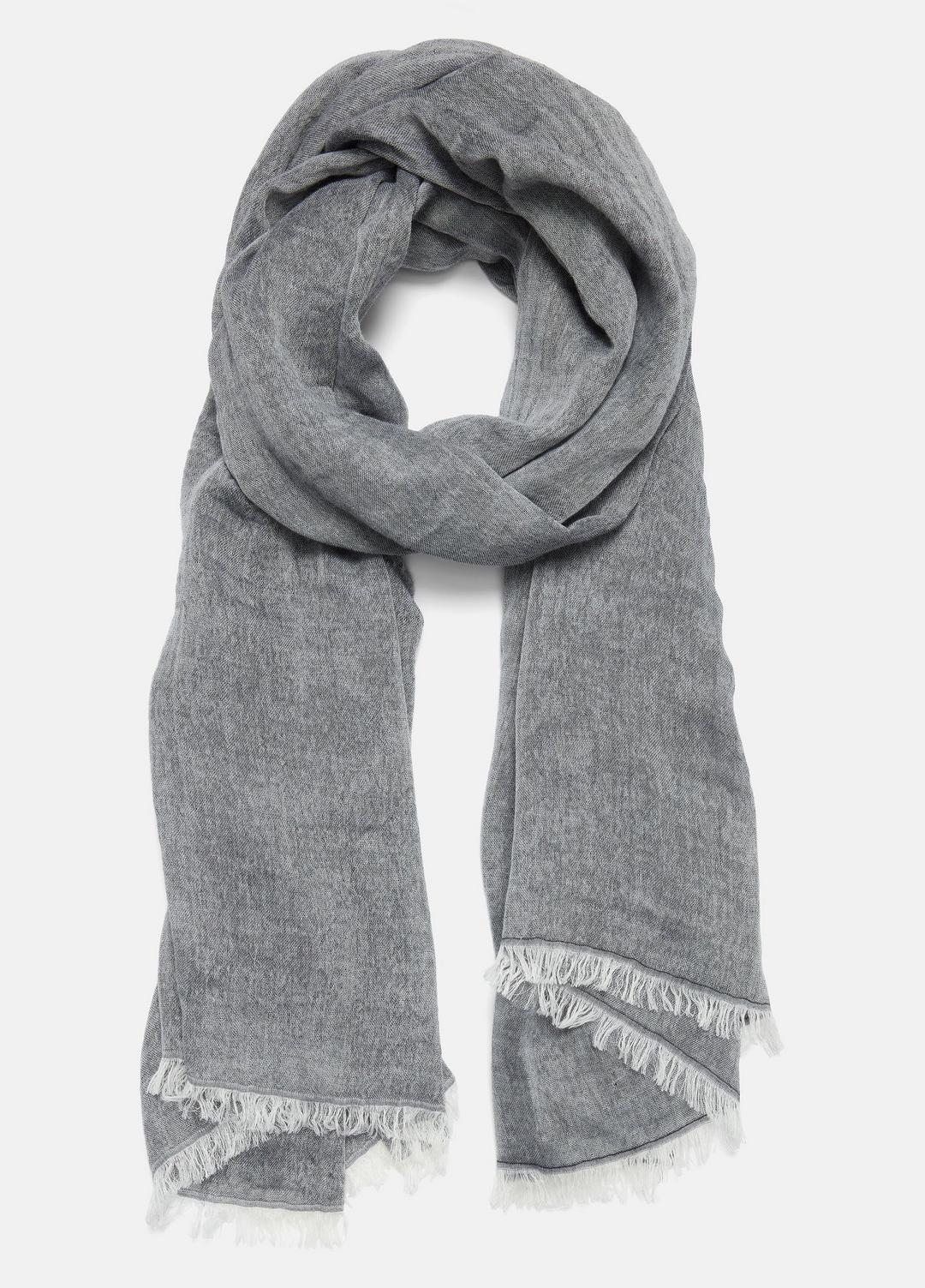VINCE Cotton Gauze Bi-Color Scarf in Scarves & Hats