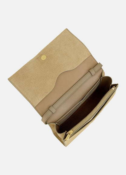 VINCE Suede Crossbody Wallet in Leather & Suede