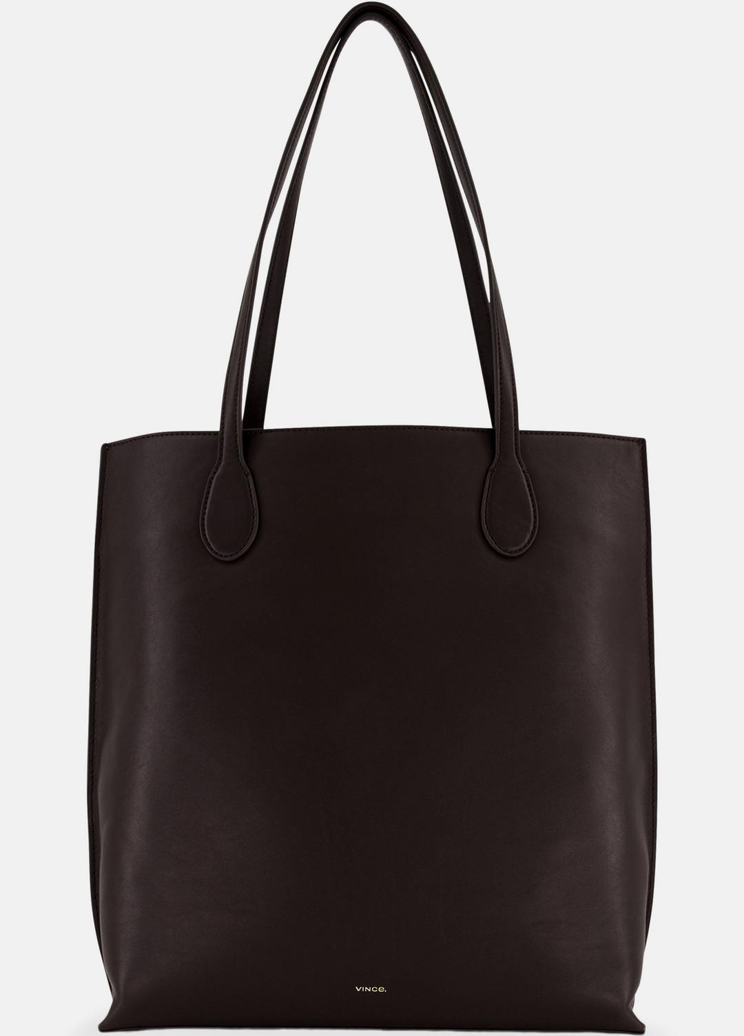 VINCE Athene Nappa Leather Tote in Handbags