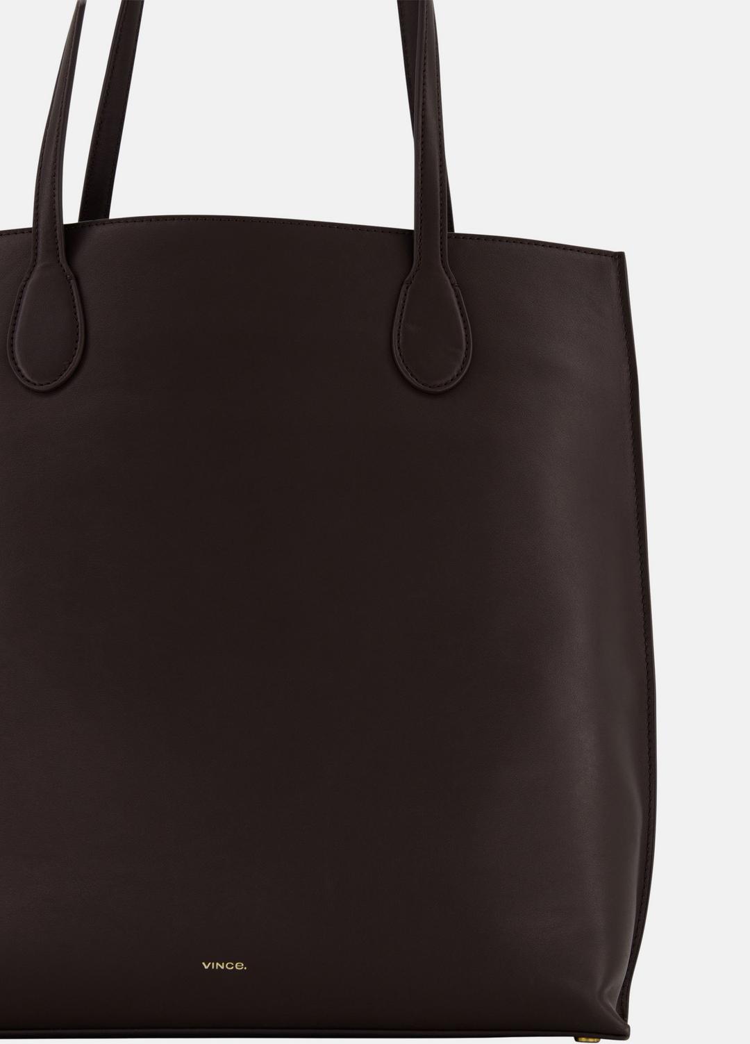 VINCE Athene Nappa Leather Tote in Handbags