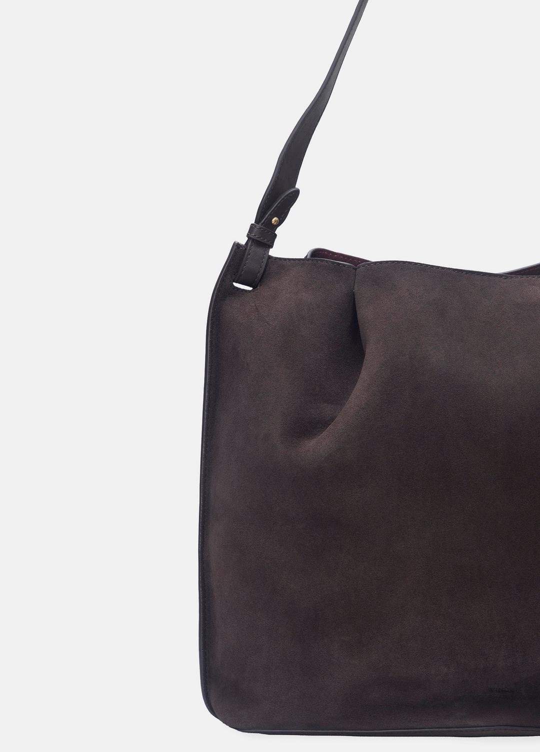VINCE Ava Leather Bucket Bag in Handbags