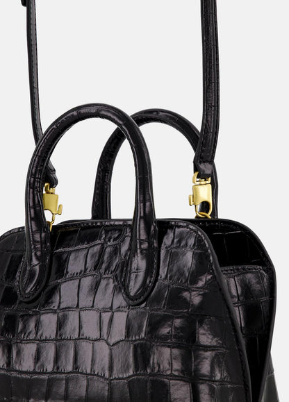 VINCE Delphine Croc-Embossed Leather Mini Bag in Matching Sets