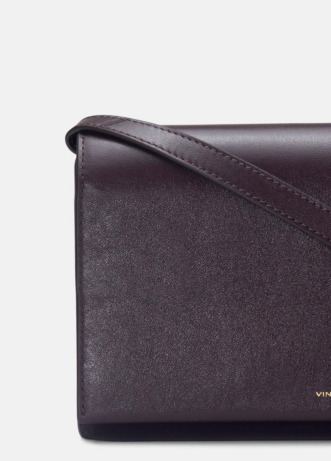VINCE Leather Crossbody Wallet in Handbags