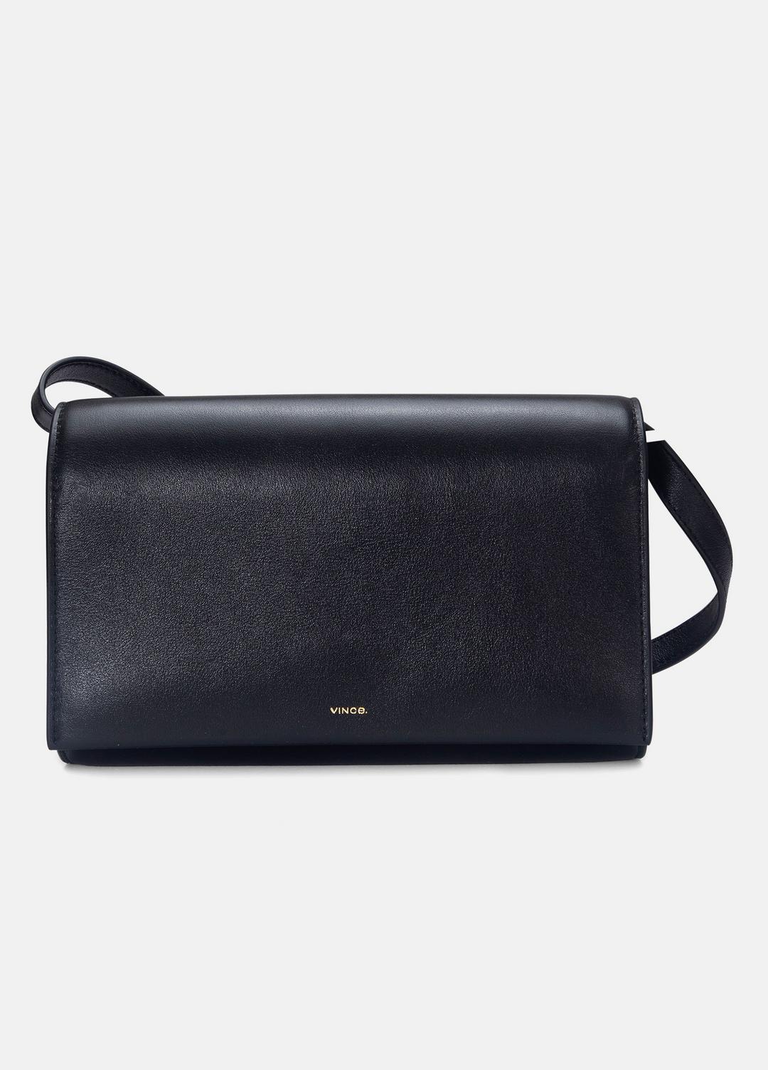 VINCE Leather Crossbody Wallet in Handbags