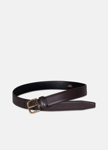 VINCE Women’s 32mm Stitched Leather Belt in Belts
