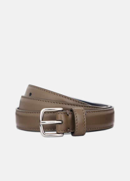 VINCE Women’s 20mm Stitched Leather Belt in Belts