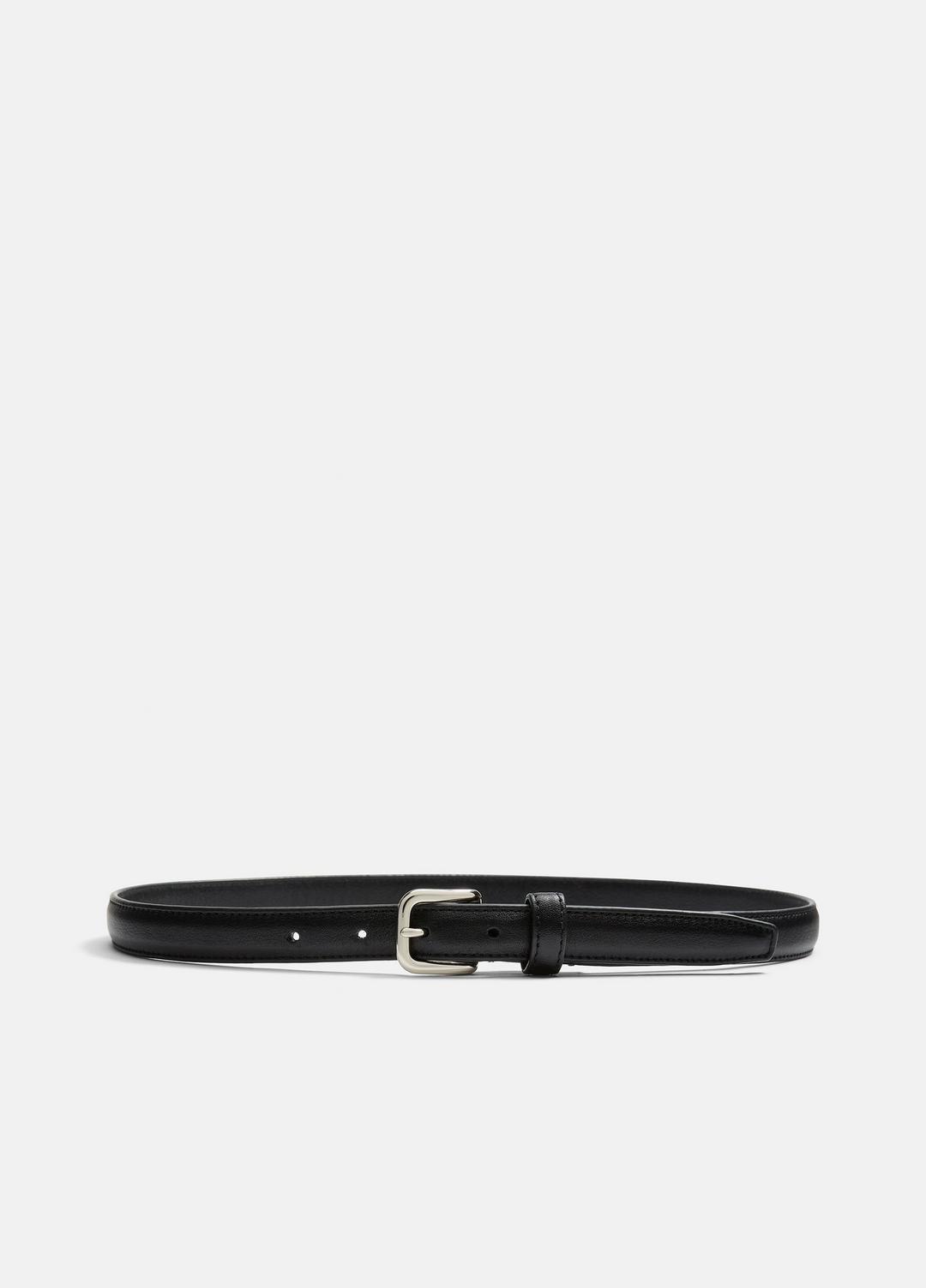 VINCE Women's Skinny Leather Belt in Accessories