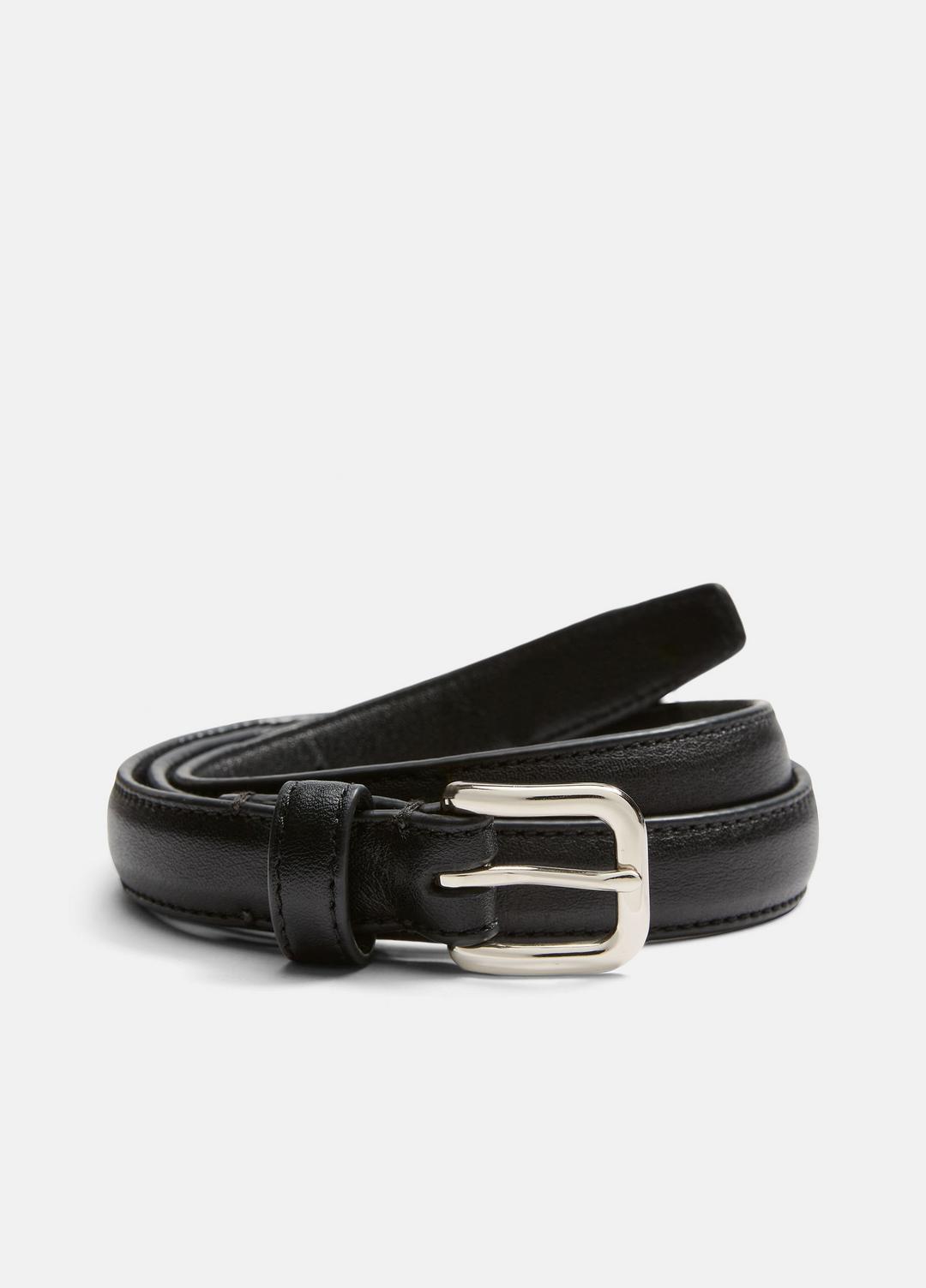 VINCE Women's Skinny Leather Belt in Accessories