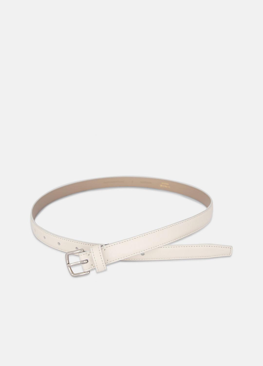 VINCE Women’s 20mm Stitched Leather Belt in Belts