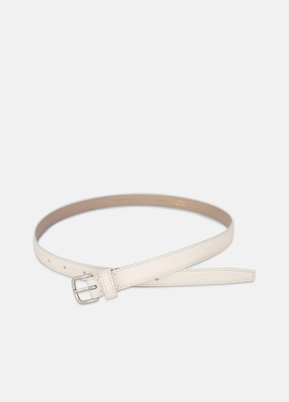 VINCE Women’s 20mm Stitched Leather Belt in Belts