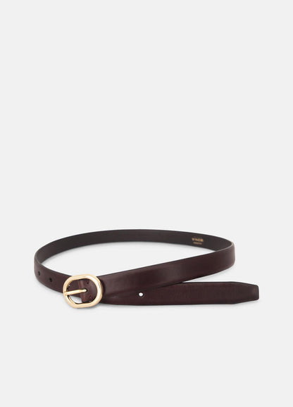 VINCE Women's 20mm Spazzolato Leather Belt in Belts