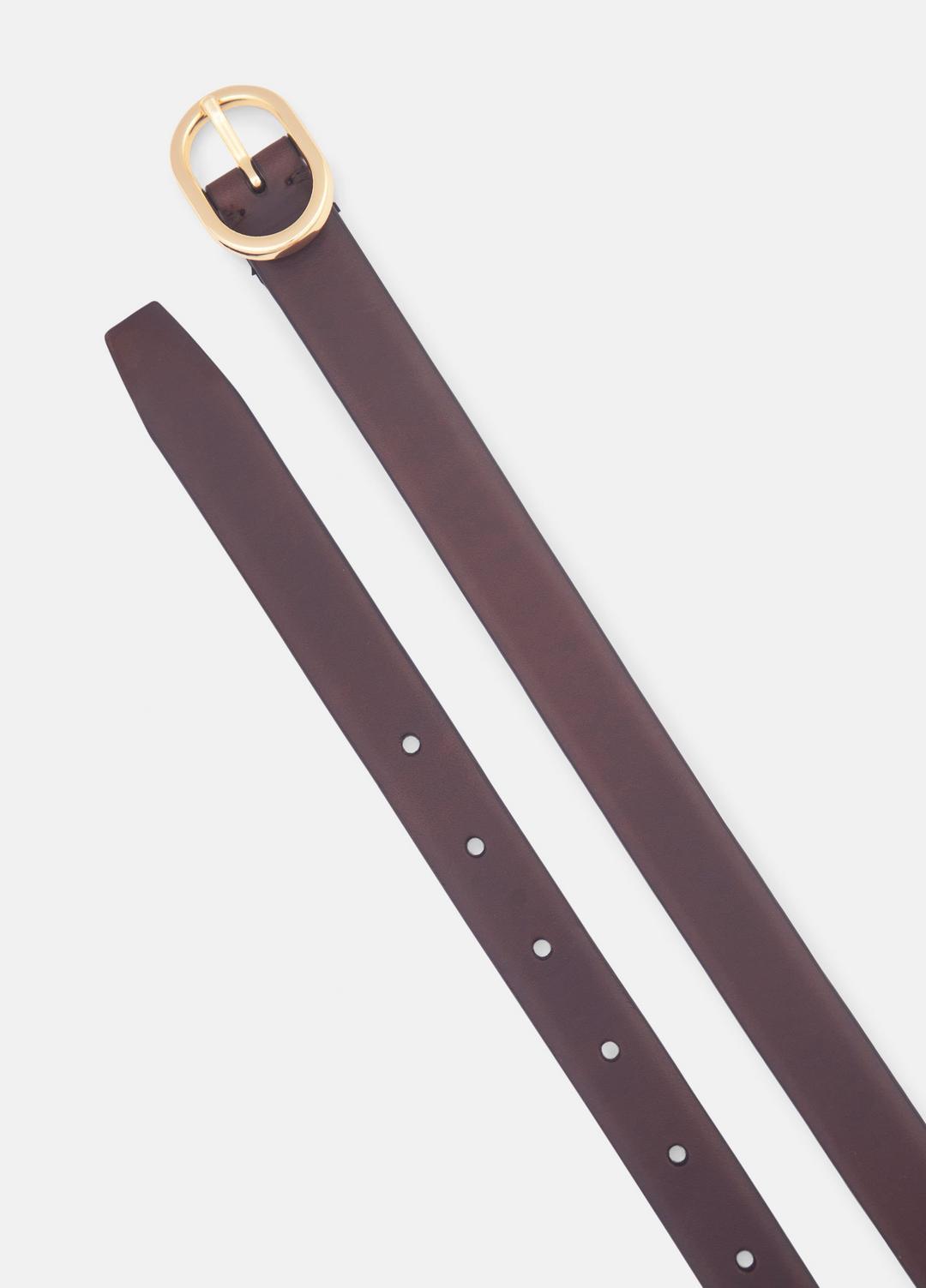 VINCE Women's 20mm Spazzolato Leather Belt in Belts