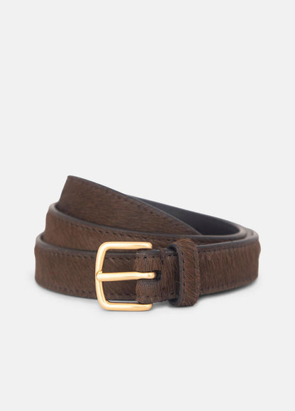VINCE Women's 20mm Calf Hair Belt in Belts