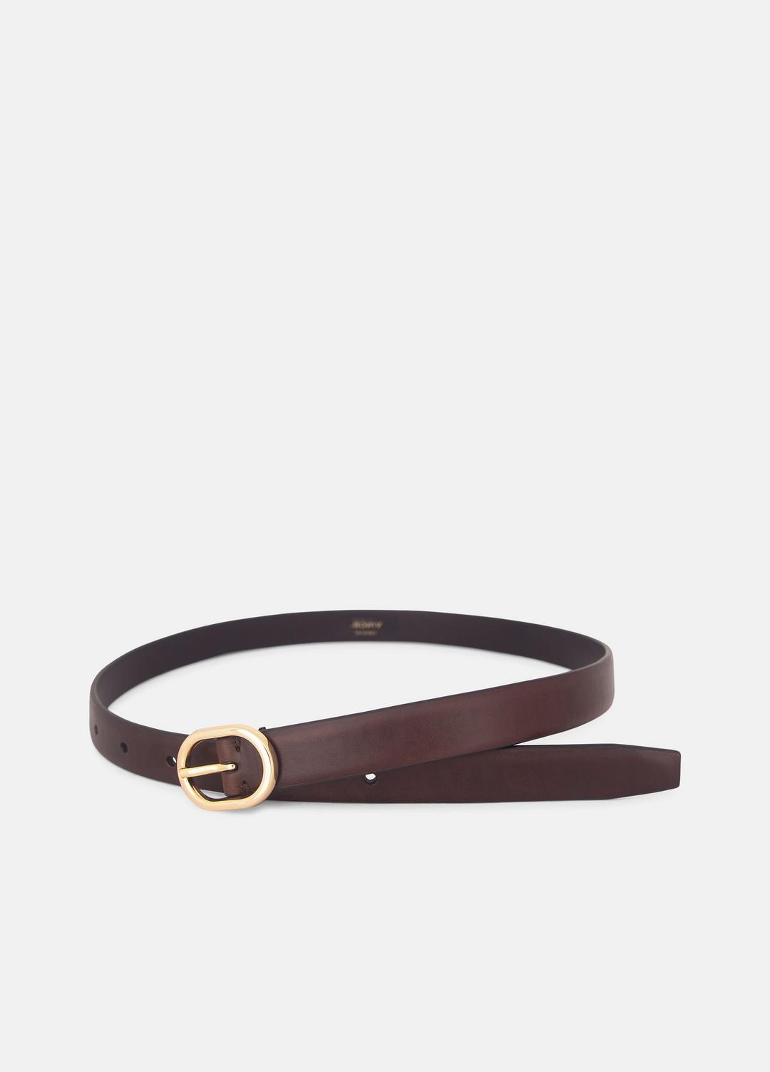 VINCE Women's 20mm Spazzolato Leather Belt in Belts