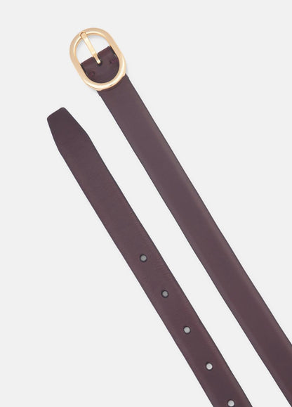 VINCE Women's 20mm Spazzolato Leather Belt in Belts