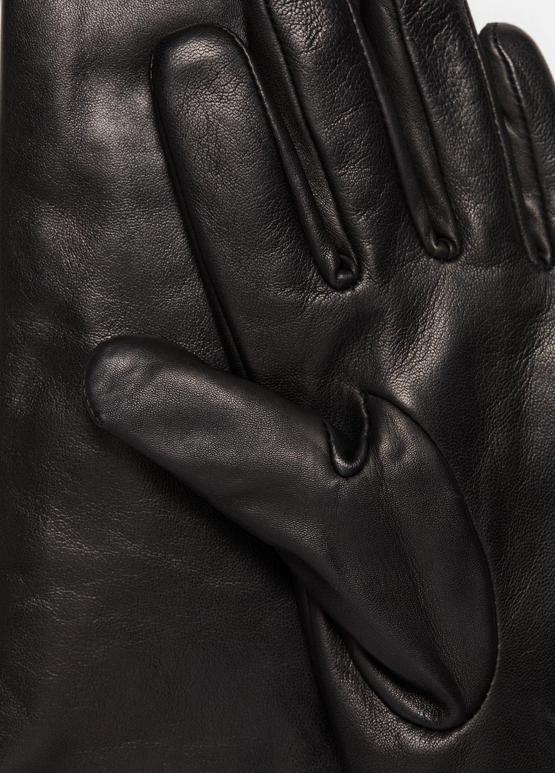 VINCE Cashmere-Lined Medium Leather Glove in Gloves
