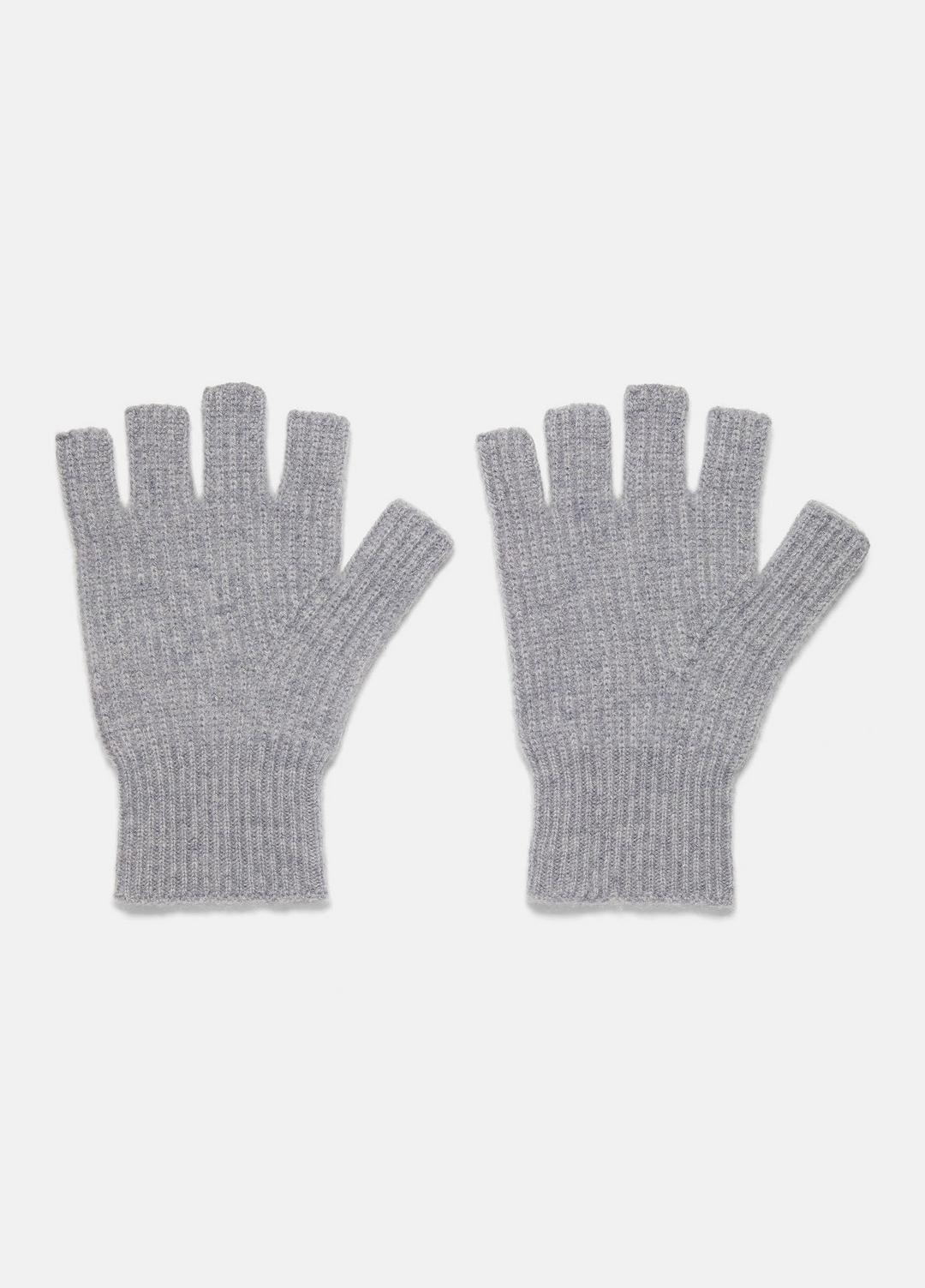 VINCE Plush Cashmere Rib-Knit Fingerless Glove in Gloves