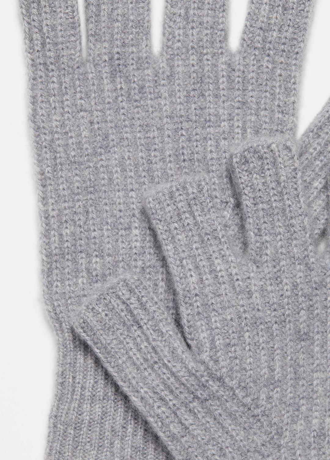 VINCE Plush Cashmere Rib-Knit Fingerless Glove in Gloves