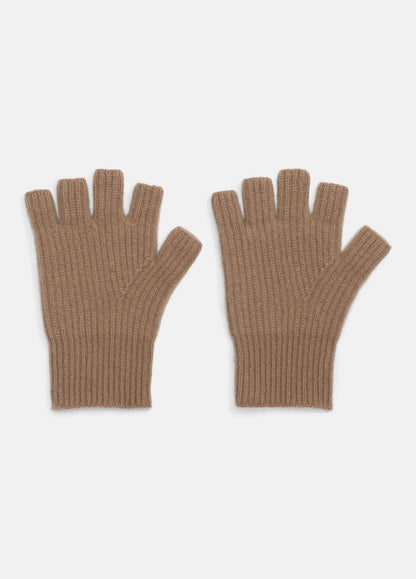 VINCE Plush Cashmere Rib-Knit Fingerless Glove in Gloves