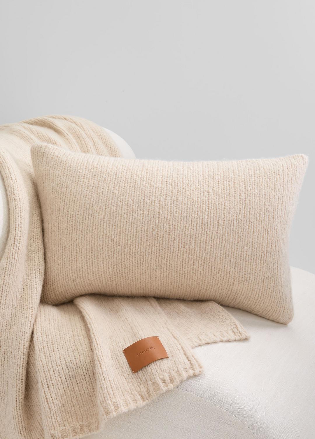 VINCE Cashmere-Silk Jersey Rectangle Pillow in Pillows & Blankets