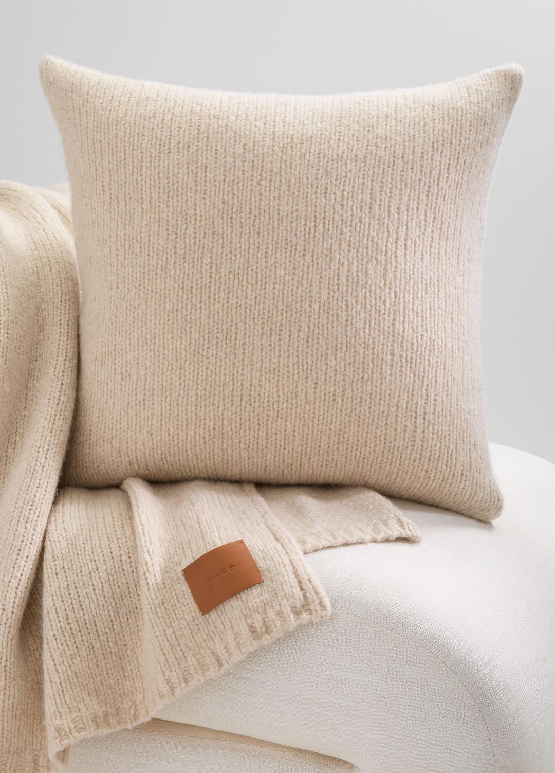 VINCE Cashmere-Silk Jersey Pillow in Pillows & Blankets