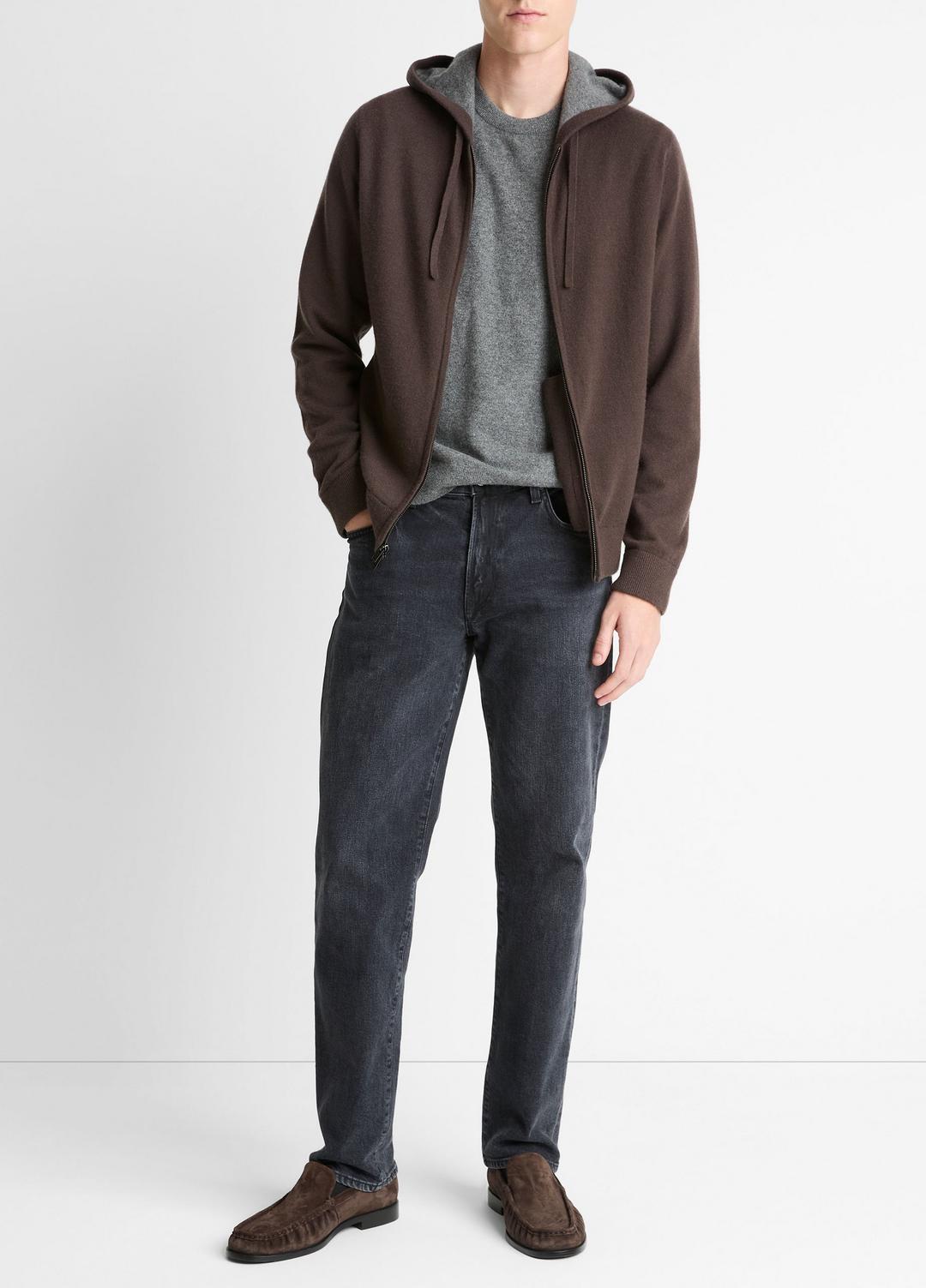VINCE Cashmere Zip-Front Hoodie in Sweatshirts & Hoodies