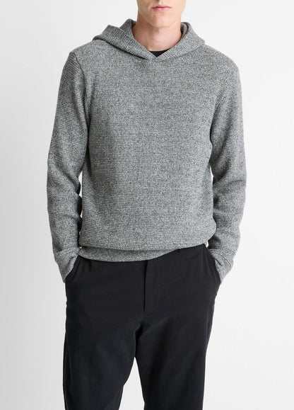 VINCE Brushed Waffle Hoodie in Sweatshirts & Hoodies