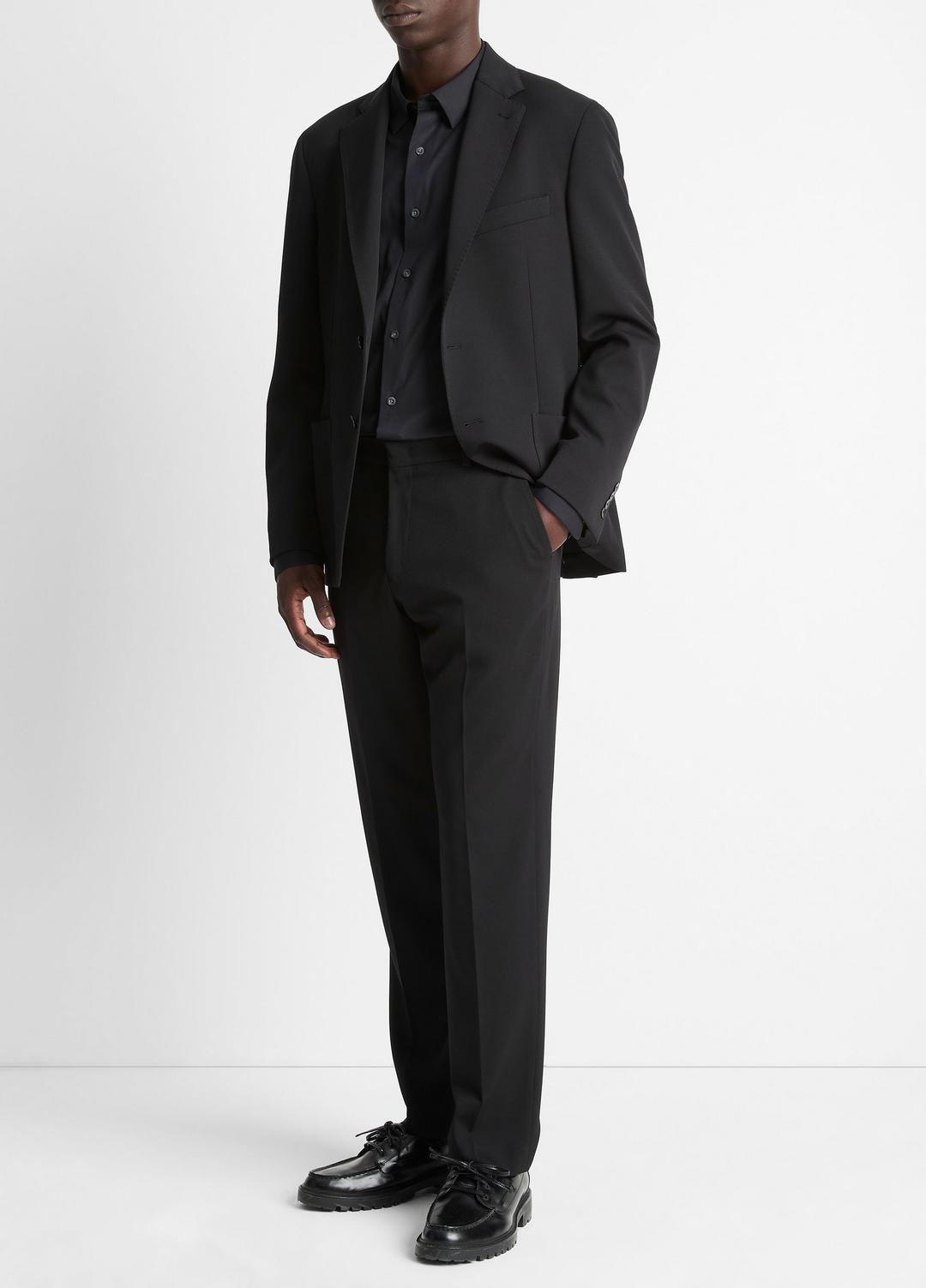 VINCE Stretch-Wool Classic Pant in Trousers