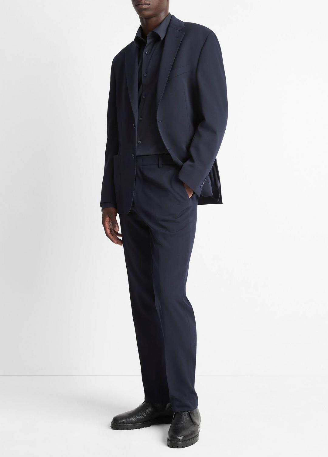 VINCE Stretch-Wool Classic Pant in Trousers